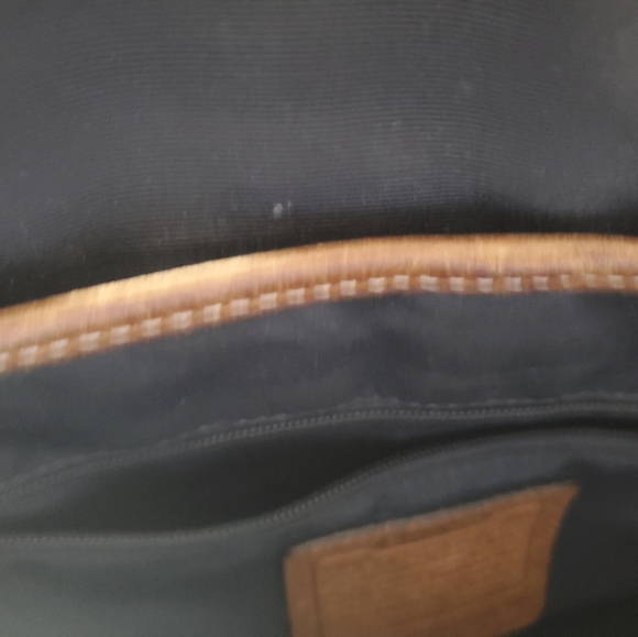 Preowned Vintage Coach Legacy Limited Edition Signature C Shoulder Bag~ Denim - Picture 14 of 15